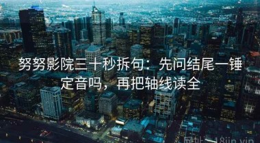 努努影院三十秒拆句：先问结尾一锤定音吗，再把轴线读全